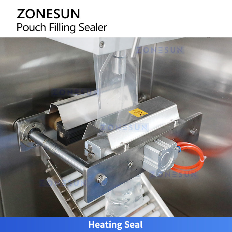 ZONESUN ZS-GJH2 Dual Head Liquid Pouch Liquid Filling Sealing Machine  ZONESUNPRO