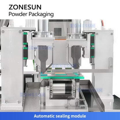 ZONESUN ZS-AFS160 Powder Stick Straw Pouch Machine - Auger Filling & Sealing Monoblock