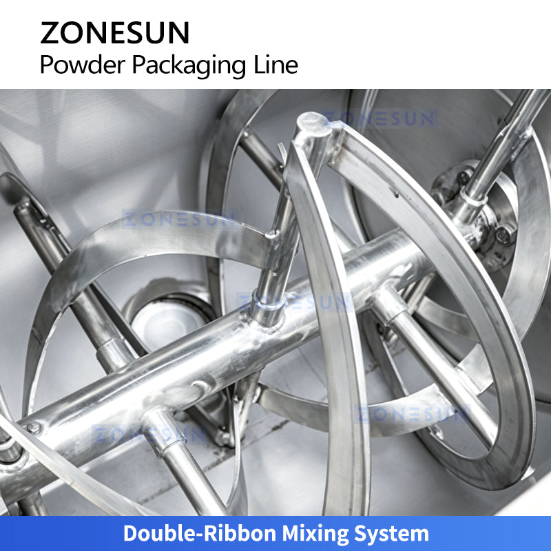 ZONESUN ZS-FAL180X6 Automatic Powder Mixing Feeding Filling Sealing Production Line