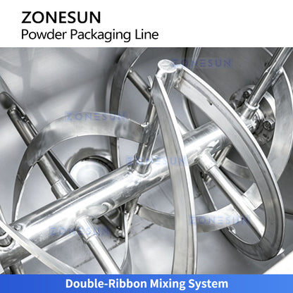 ZONESUN ZS-FAL180X6 Automatic Powder Mixing Feeding Filling Sealing Production Line