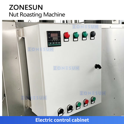 ZONESUN ZS-GHK4 Multi-Drum Rotary Roasting Machine for Peanuts, Almonds, Cashews, Seeds and Granules