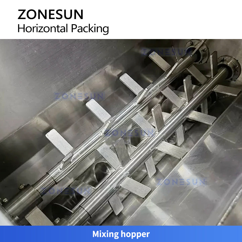 ZONESUN ZS-SYP25 Viscous Food Filling and Sealing Equipment Granular Mixture Automatic Bagging Packaging Machine