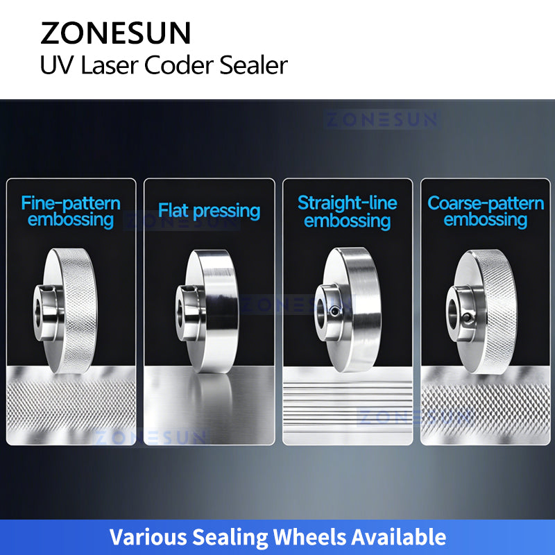 ZONESUN ZS-FR100LC UV Laser Continuous Bag Sealing Machine