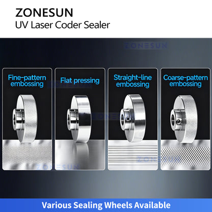 ZONESUN ZS-FR100LC UV Laser Continuous Bag Sealing Machine