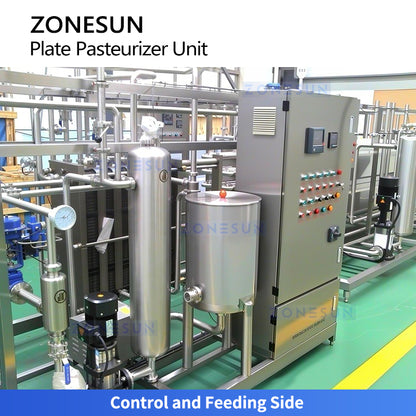 ZONESUN ZS-PRT200 Continuous Plate Pasteurizer and UHT Sterilizer System