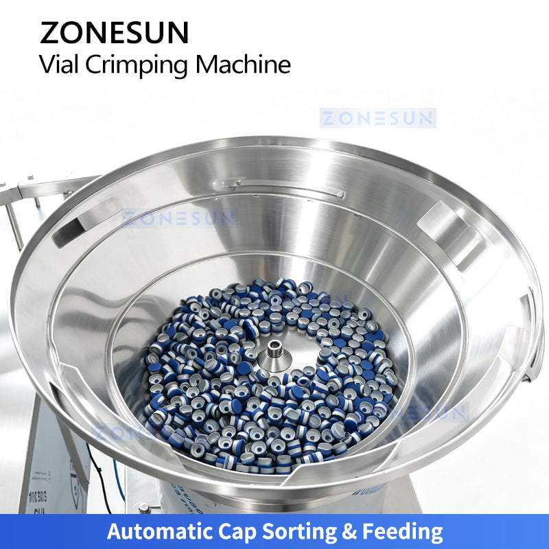 ZONESUN ZS-YG100D Automatic Dual-Head Vial Crimping & Capping Machine