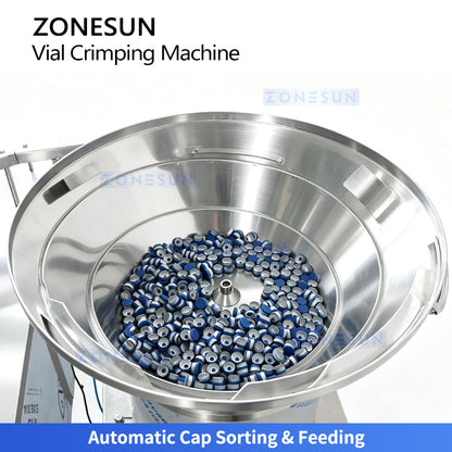ZONESUN ZS-YG100D Automatic Dual-Head Vial Crimping & Capping Machine
