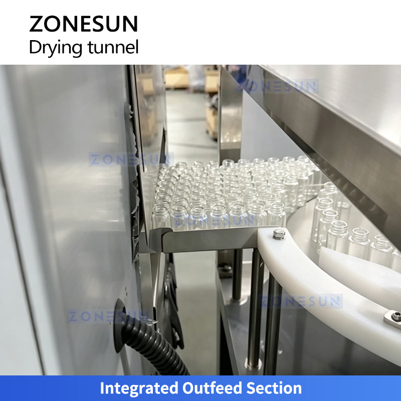 ZONESUN ZS-UVS3 Automatic Glass Vial Hot Air Circulation Drying Tunnel