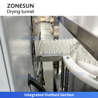 ZONESUN ZS-UVS3 Automatic Glass Vial Hot Air Circulation Drying Tunnel