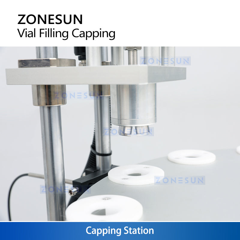 ZONESUN ZS-AFC1CB Compact Integrated Vial Filling and Capping Machine