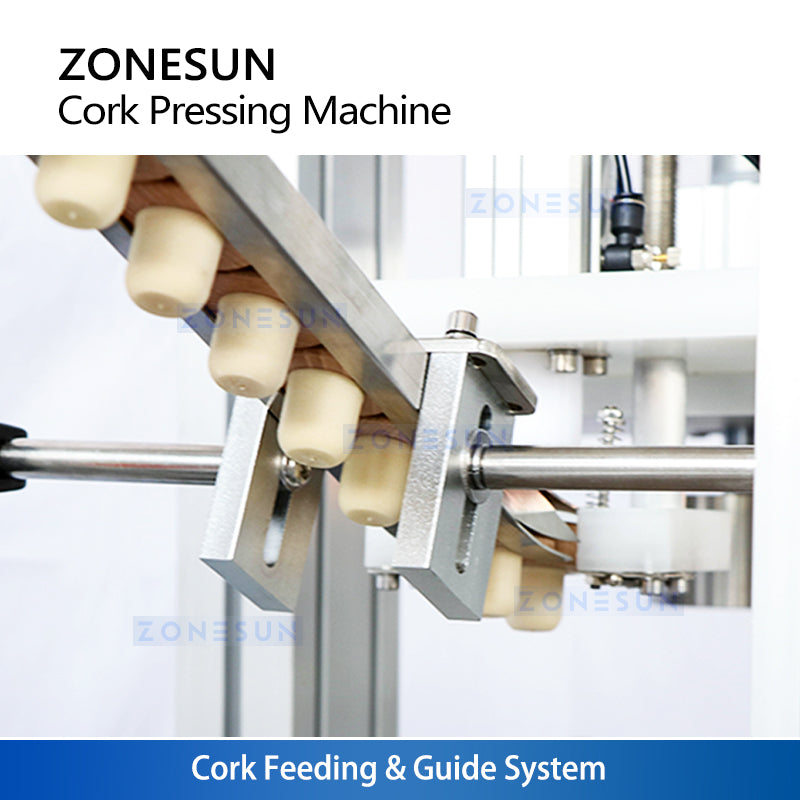 ZONESUN ZS-XG16D1 Custom Automatic Wooden Cork Cap Pressing Machine With Cap Feeder