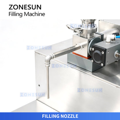 ZONESUN ZS-GTPP1M Pressurized Hopper Lipstick Paste Filler with Optional Heating and Mixing