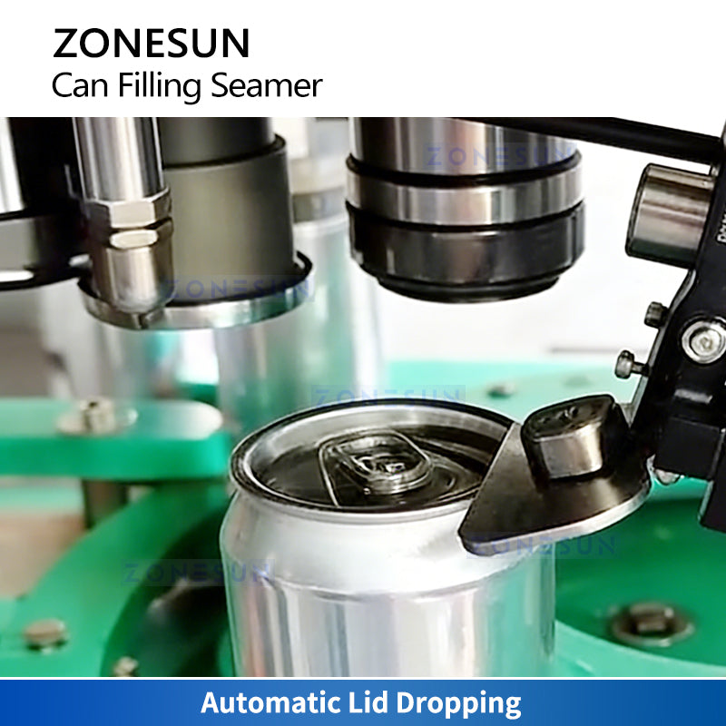 ZONESUN ZS-TRP1 Mobile Automatic Can Soda Water Filling and Seaming Machine  ZONESUNPRO