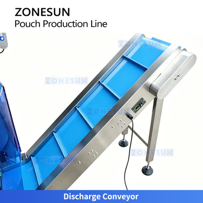 ZONESUN ZS-FSL220 Automatic Liquid Pouch Packing Machine Sachet Filling Sealing Real-time Labeling Line