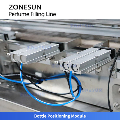 ZONESUN ZS-FAL180X11 Perfume Fragrance Bottle Filling Crimping Production Line