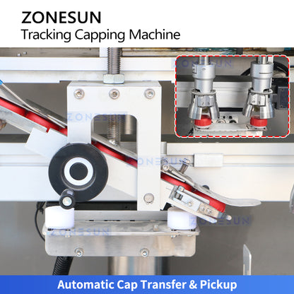 ZONESUN ZS-XG440P Continuous Motion Automatic Bottle Cap Tightening Machine