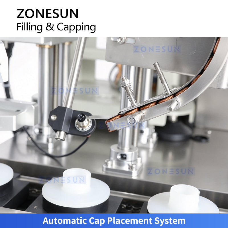 ZONESUN ZS-AFC48B Automatic Gear Pump Filling & Capping Machine for Round Tubes