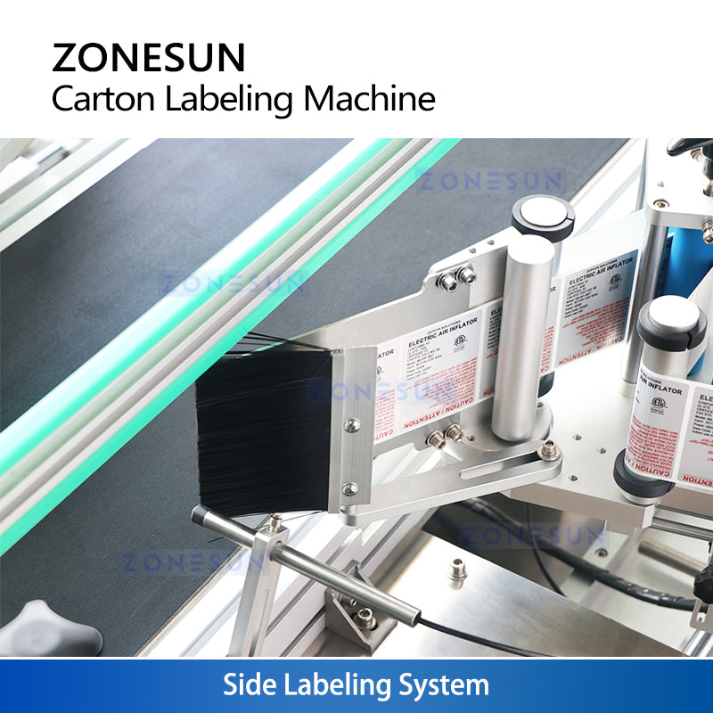 ZONESUN ZS-TB300T Automatic Carton Side & Corner Labeling Machine
