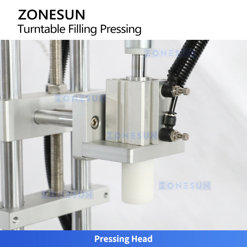 ZONESUN ZS-AFC1CH Automatic Paste Filling and Cap Pressing Monoblock Machine with Pressure-Boost Hopper