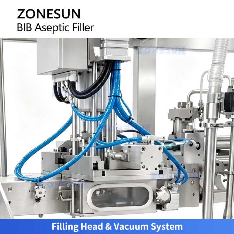 ZONESUN ZS-BIB210 Aseptic Bag-in-Box Filler with Steam Barrier and Vacuum System