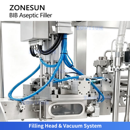 ZONESUN ZS-BIB210 Aseptic Bag-in-Box Filler with Steam Barrier and Vacuum System