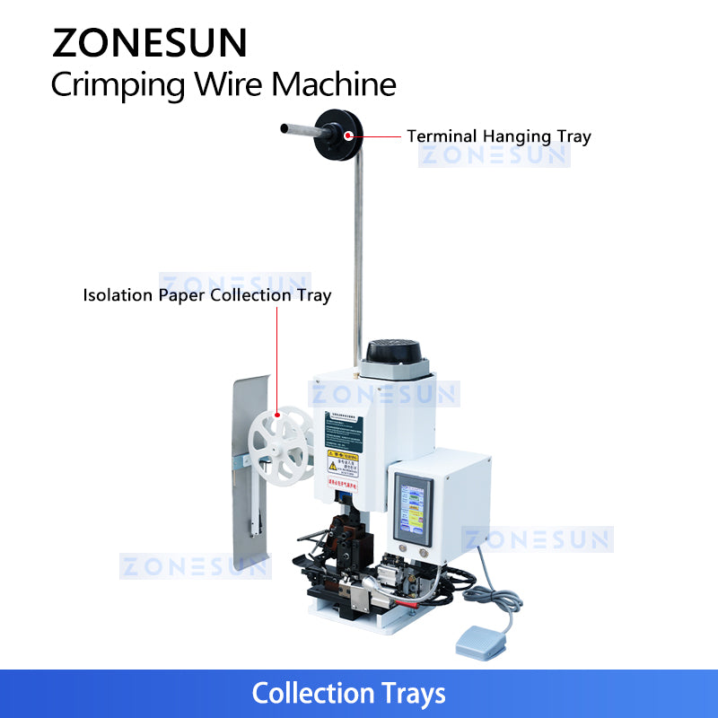 ZONESUN ZS-YW1 Semi-automatic Wire Terminal Crimping Machine