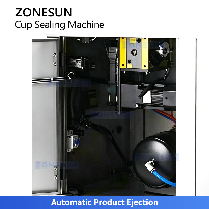 ZONESUN ZS-KCS6 Automatic Rotary Heat Sealing Machine for Coffee Cups & Tea Cans