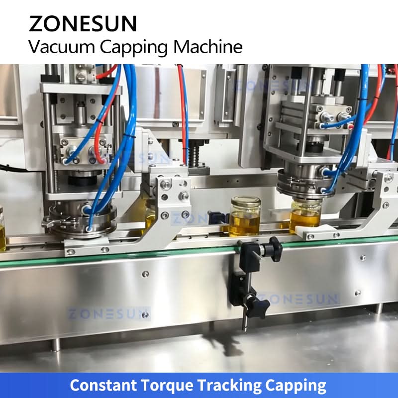 ZONESUN ZS-AFK180 Continuous Twist-off Caps Vacuum Capping Machine  ZONESUNPRO