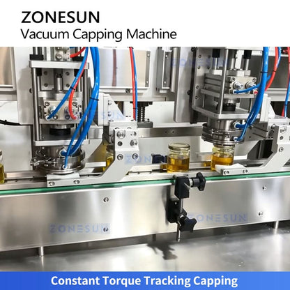 ZONESUN ZS-AFK180 Continuous Twist-off Caps Vacuum Capping Machine  ZONESUNPRO