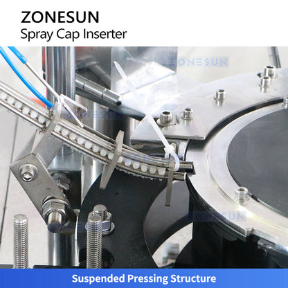 ZONESUN ZS-WIM05 Automatic Spray Nozzle Packaging Machine for Aerosol Cans