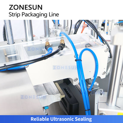 ZONESUN ZS-AFCL13 Automatic Unit Dose Strip Ampoule Filling Sealing and Cutting Machine