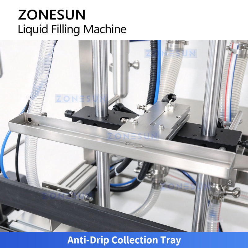 ZONESUN ZS-MG260XP Dual-Head High-Capacity Gear Pump Liquid Filling Machine