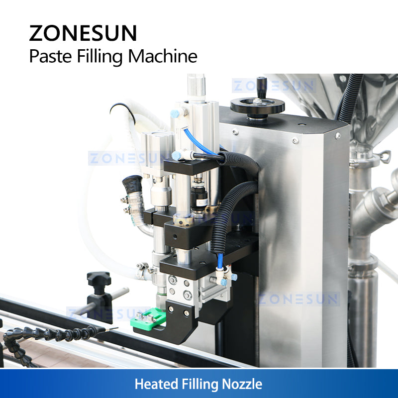 ZONESUN Cosmetic Paste Filler Consistent Heating Mixing Filling Machine ZS-WCHJ1C