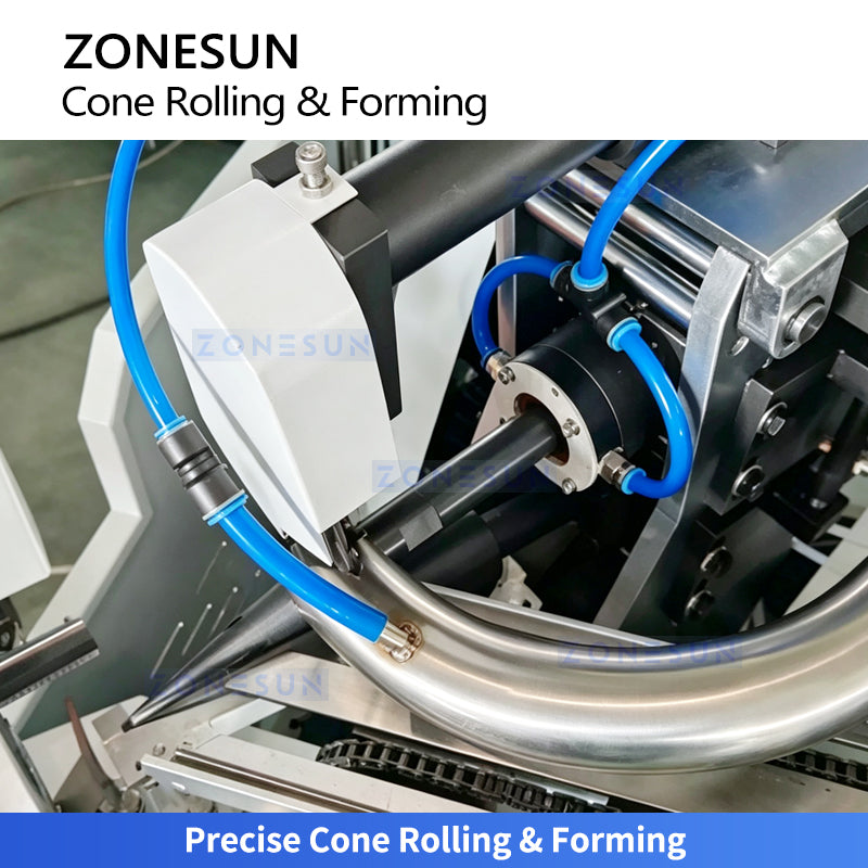 ZONESUN ZS-PCF01 Automatic Tapered Paper Sleeve Rolling and Gluing Machine