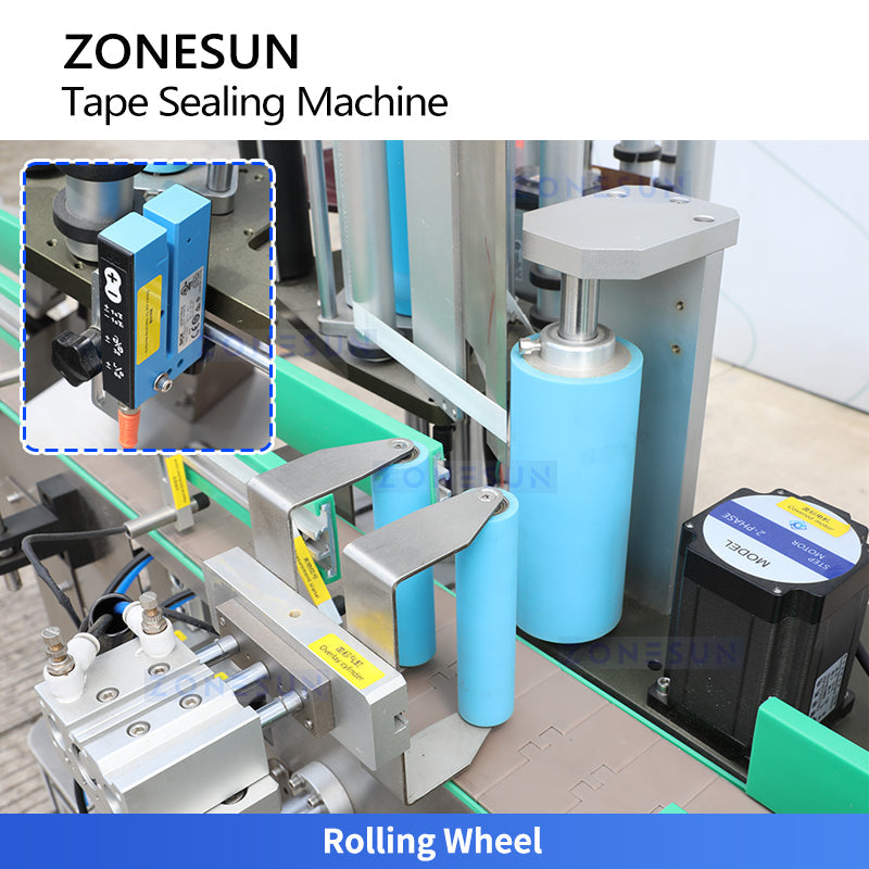 ZONESUN ZS-202F Perfume Tube Box Tape Wrapping and Sealing Machine