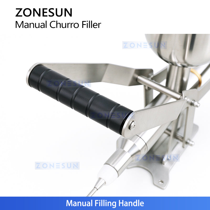 ZONESUN ZS-CZI4 Manual Cream Filling Injector for Bakery Use Donuts, Churros Puffs & Cakes Paste with Precision Dosing System