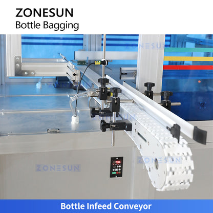ZONESUN ZS-SPL20 Automatic Plastic Bottle Bagging Machine Plastic Container Packaging Machine