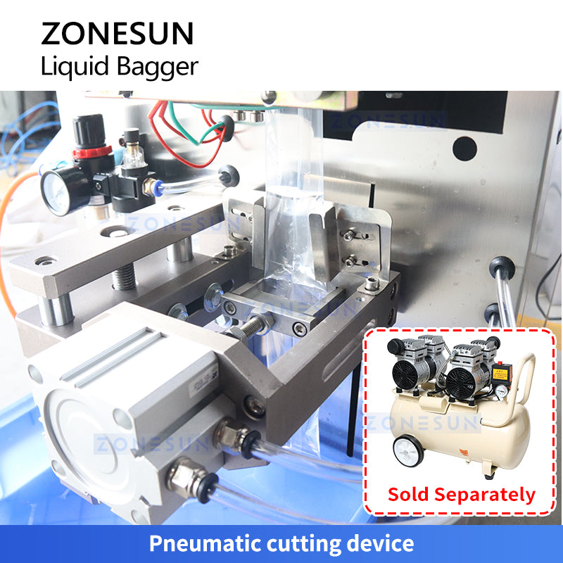 ZONESUN ZS-FS200D Liquid Sachet Filling Sealing Machine Pouch Packer
