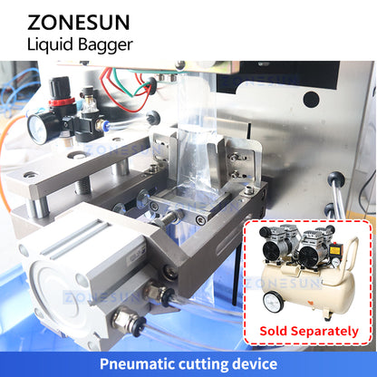 ZONESUN ZS-FS200D Liquid Sachet Filling Sealing Machine Pouch Packer
