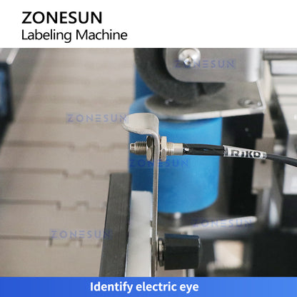 ZONESUN ZS-TB260RA Automatic Round Bottle Cap & Body Labeling Machine