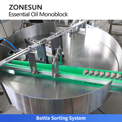 ZONESUN ZS-AFC52 Automatic Essential Oil Filling & Capping Monoblock Machine  ZONESUNPRO