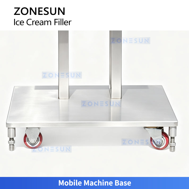 ZONESUN ZS-ICF01 Multi-Flavor Side-by-Side Ice Cream Filling Machine
