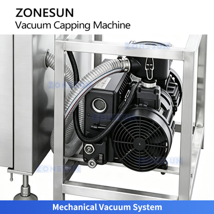 ZONESUN ZS-XG240 Automatic Jar Vacuum Sealing Machine for Glass Bottles Twist off Caps