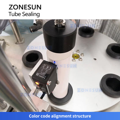 ZONESUN ZS-FS005U Semi-Automatic Ultrasonic Tube Sealing Machine For Toothpaste & Cosmetic