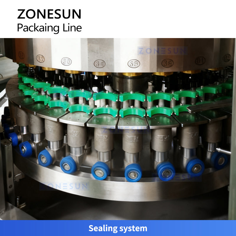 ZONESUN ZS-AFS100 High-Speed Yogurt Drinks Filling and Sealing Machine for Dairy Bottles