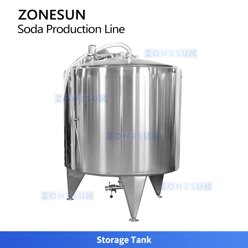 ZONESUN ZS-CDB2 Carbonated Drinks Production Line For Beverage Filling & Soda