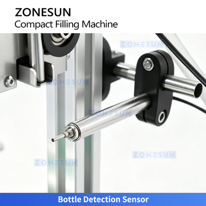 ZONESUN ZS-MPYT600L Automatic Liquid Filler with Lifting Nozzle and Waterproof Conveyor