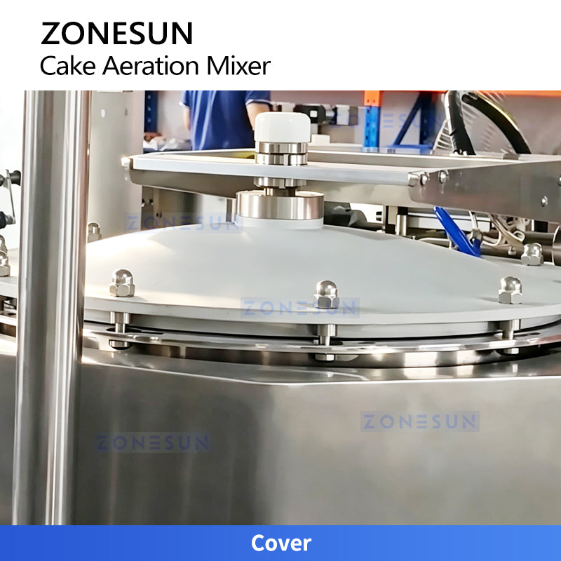 ZONESUN ZS-DG130 Industrial Cake Foam Mixer with Air Injection System