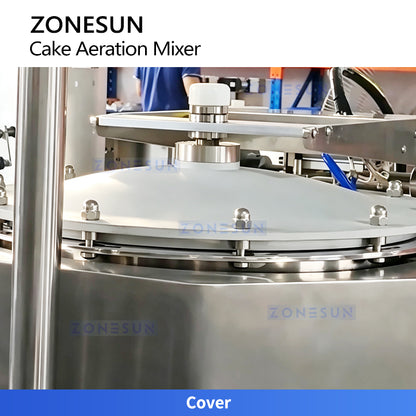 ZONESUN ZS-DG130 Industrial Cake Foam Mixer with Air Injection System