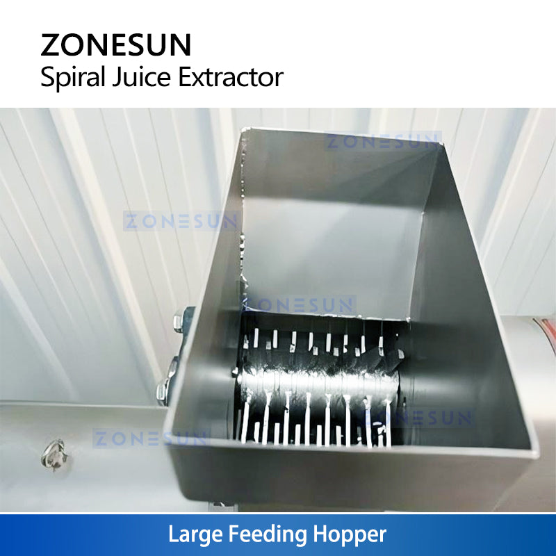 ZONESUN ZS-ZJ01 Continuous Fruit and Vegetable Juice Extractor Spiral Auger Press Machine Industrial Juicer